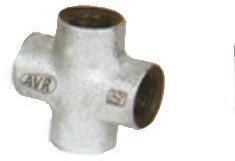 Malleable Galvanized Pipe Cross (1/2