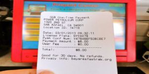 Toll Plaza Paper Rolls