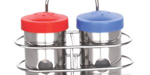 Salt & Pepper Dispenser With Stand