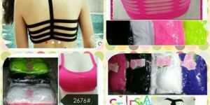 Stylish Lace And Net Bra