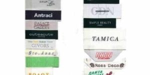 Colored Woven Printed Labels