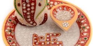 Kamakshi Marble Pooja Thali