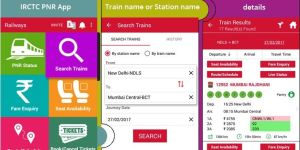 Choose Indian Railway IRCTC PNR APP