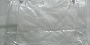 White Snap Button Bags