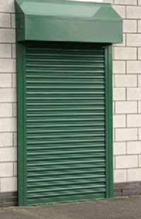 Green Roll Shutter Doors