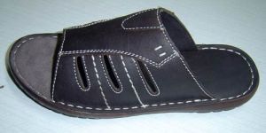Mens Leather Slippers