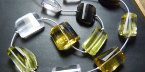 Step Cut Nuggets Tumble Mix Stone Lemon Smokey