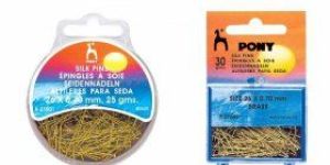 Cold Headed Silk Pins