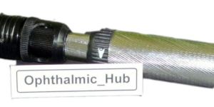 Streak Retinoscope with C-size Battery Handle