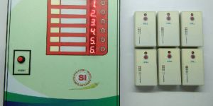 Wireless Office Call Bell System 6 User Digital Display Panel