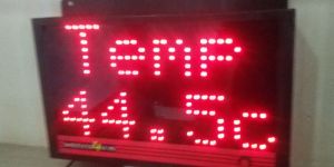 Wireless Temperature Number Display System 3 Digit with Remote