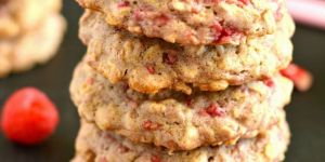 Raspberry Oatmeal Cookies