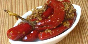 Stuffed Red Chilli Pickle