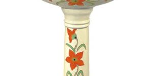 Printed Vitrosa Pedestal Wash Basin