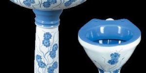 Vitrosa Wash Basin & Water Closet Set