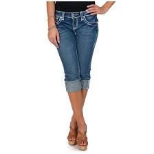 Ladies Denim Capris