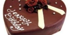 Heart Shaped Chocolate Cake