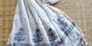 Cotton Jamdani Stoles