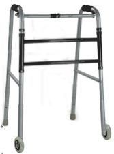 Single Button Folding Walker