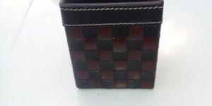 Leather Pen Cup Holder