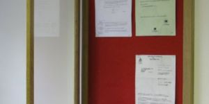 Notice Board (Lockable)