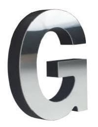 Acrylic Metal Letter