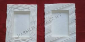 White Marble Photo Frame