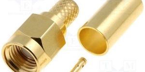 SMA(M) St. for Rg 58 Cable(Gold Plated)