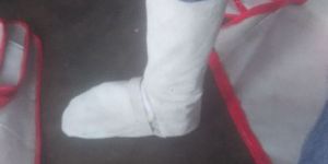 Leather Leg Guard Imported Pattern