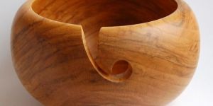Wooden Yarn Bowl
