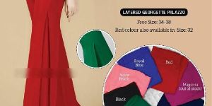 Georgette Palazzo Pants