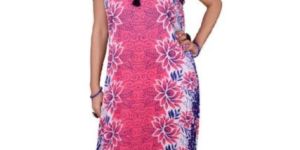 Multi Color Long Nighty