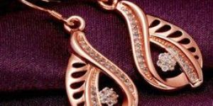 Antique Copper Hanging Earrings