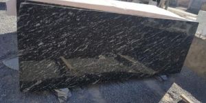 Cosmic Black Granite Slabs