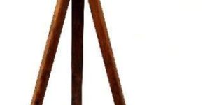 Wood Tripod Floor Lamp