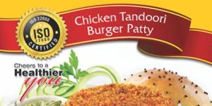 Chicken Tandoori Burger Patty