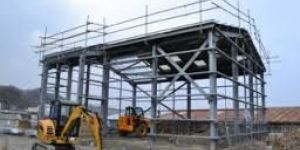 Steel Frame Structure Fabrication