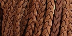 Flat Braided Leather Cords