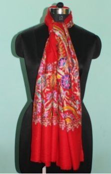 Printed Wool Silk Stoles