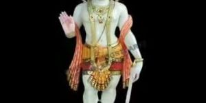 White Marble Hanuman Statue