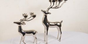 Silver Candle Stands