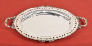 Silver Oval Tray