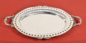 Silver Oval Trays
