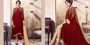 Winter Special Designer Velvet Salwar Kameez