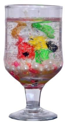 Love Couple Gel Wax Candle