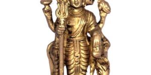 Brass Dattatreya Statue