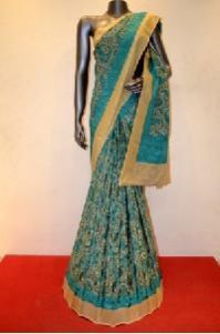Printed Crepe Saree