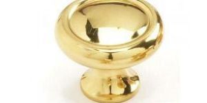 Lacquered Brass Cabinet Knobs