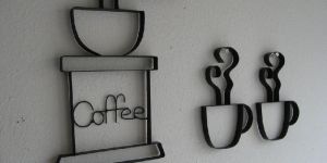 Wall Decor Black Metal