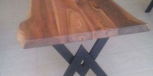 Wooden Top Iron Tables